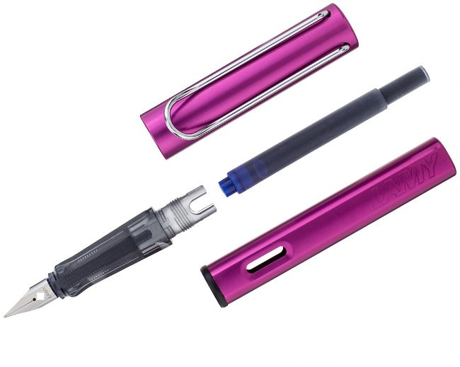 Перьевая ручка Lamy 099 al-star, Ярко-розовый Перьевая ручка Lamy 099 al-star, Ярко-розовый