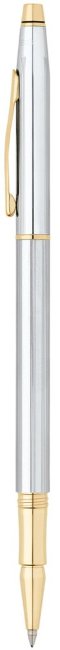 Ручка-роллер Cross Classic Century Medalist, Chrome/23Ct Gold PLated Ручка-роллер Cross Classic Century Medalist, Chrome/23Ct Gold PLated