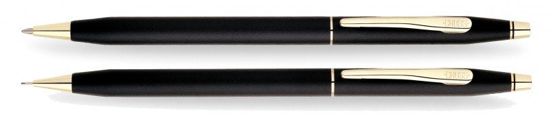 Набор Сross Century Classic: шариковая ручка и механический карандаш, Classic Black