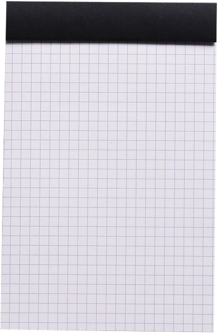 Блокнот Rhodia Basics №11, A7, клетка, 80 г, черный
