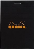 Блокнот Rhodia Basics №11, A7, клетка, 80 г, черный