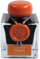 Чернила в банке Herbin Prestige 1798, 50 мл, Coraline d'Egypte Оранжевый с серебряными блестками