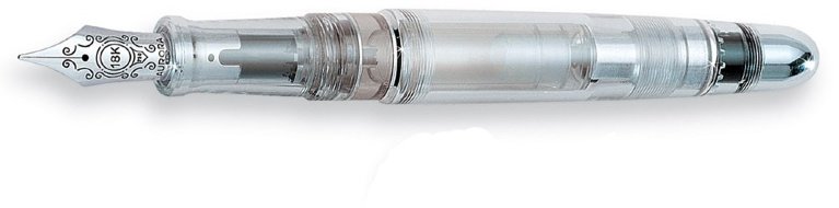 Ручка перьевая Aurora Limited Edition Demonstrator (прозрачная смола, золото, бриллиант)