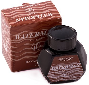 Флакон с чернилами Waterman для перьевой ручки Waterman, коричневый ...