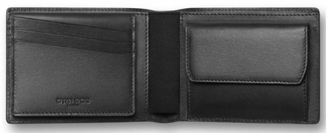 Кошелек Carandache Haute Maroquinerie, 10 отделений для карт, черный Кошелек Carandache Haute Maroquinerie, 10 отделений для карт, черный