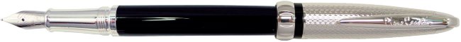 Перьевая ручка Pierre Cardin Espace черный лак, никель Перьевая ручка Pierre Cardin Espace черный лак, никель