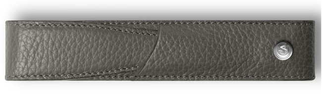 Футляр кожаный для ручки Caran d'Ache Leman, серый Футляр кожаный для ручки Caran d'Ache Leman, серый