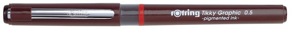 Ручка капиллярная Rotring Tikky Graphic 1904756 0.5мм, черные чернила