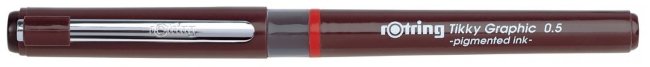 Ручка капиллярная Rotring Tikky Graphic 1904756 0.5мм, черные чернила Ручка капиллярная Rotring Tikky Graphic 1904756 0.5мм, черные чернила
