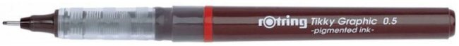 Ручка капиллярная Rotring Tikky Graphic 1904756 0.5мм, черные чернила Ручка капиллярная Rotring Tikky Graphic 1904756 0.5мм, черные чернила
