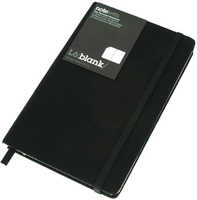 Блокнот LETTS UNIVERSAL, 96 листов, черный