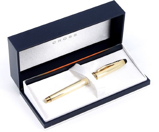 Ручка-роллер Cross Townsend, 10Ct Rolled Gold Ручка-роллер Cross Townsend, 10Ct Rolled Gold