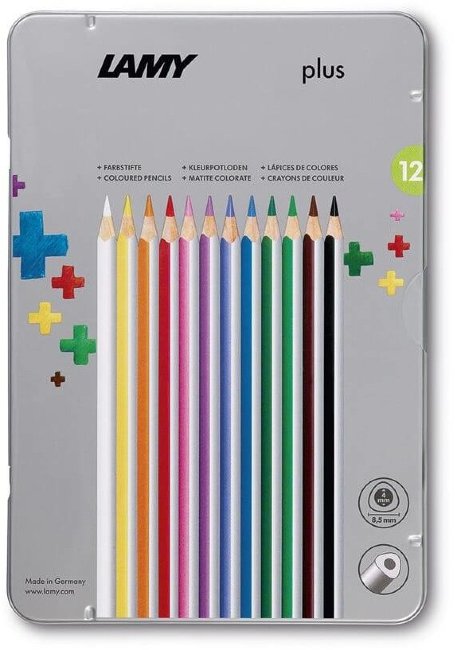 Набор карандашей Lamy Plus 12 шт. в металлической коробке