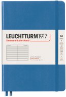 Записная книжка Leuchtturm A5 (в линейку), 251 стр., твердая обложка, деним