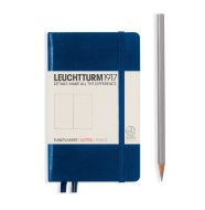 Записная книжка Leuchtturm Pocket A6 (в точку), 123 стр., мягкая обложка, темно-синяя