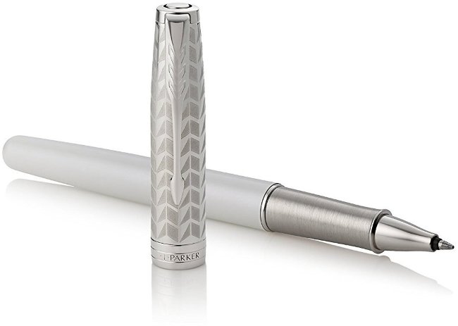 Ручка-роллер Parker Sonnet T540, Metal&Pearl CT Ручка-роллер Parker Sonnet T540, Metal&Pearl CT