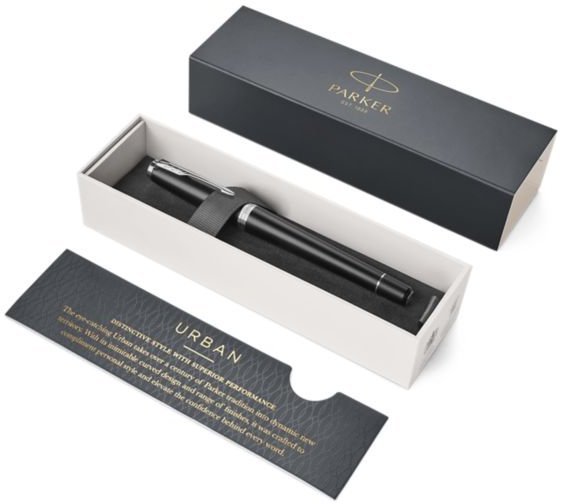 Перьевая ручка Parker Urban 2016 Core, Muted Black CT, F309 Перьевая ручка Parker Urban 2016 Core, Muted Black CT, F309