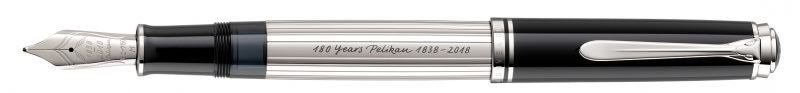 Перьевая ручка Pelikan Spirit of 1838 LE, Серебро 925 пробы стерлинговое M, подарочная коробка