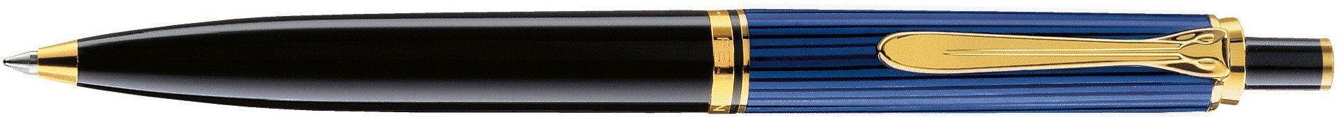 Ручка шариковая Pelikan Souveraen K 400, черный/синий, подарочная коробка