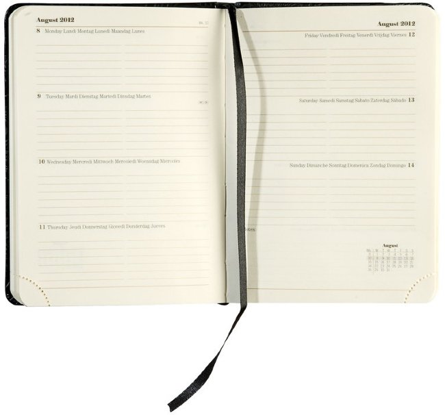 Еженедельник LETTS BAROQUE, А6, красный Еженедельник LETTS BAROQUE, А6, красный