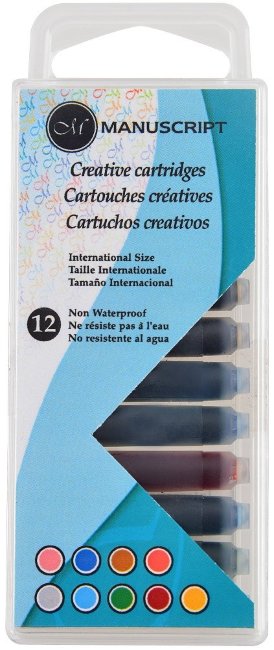 Набор картриджей Manuscript Creative 38мл, 9 цветов (12 штук) Набор картриджей Manuscript Creative 38мл, 9 цветов (12 штук)