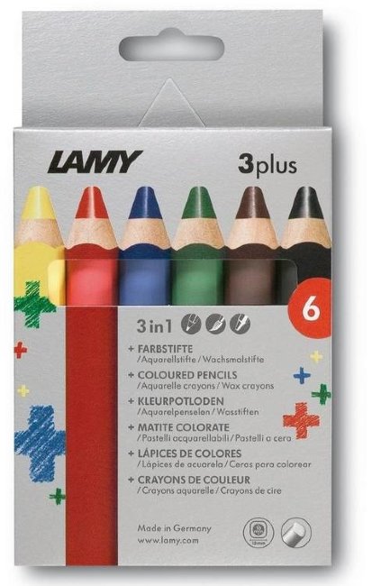 Набор карандашей Lamy 3Plus 6 шт. в картонной упаковке Набор карандашей Lamy 3Plus 6 шт. в картонной упаковке