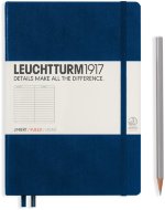 Записная книжка Leuchtturm A5 (в линейку), 251 стр., твердая обложка, темно-синяя
