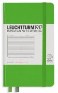 Записная книжка Leuchtturm A6 (в точку), 187 стр., твердая обложка, насыщенно-зеленая