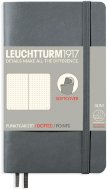 Записная книжка Leuchtturm Pocket A6 (в точку), 123 стр., мягкая обложка, антрацит