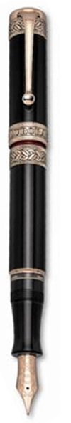 Перьевая ручка Aurora Dante Inferno Limited Edition, Black GT Перьевая ручка Aurora Dante Inferno Limited Edition, Black GT
