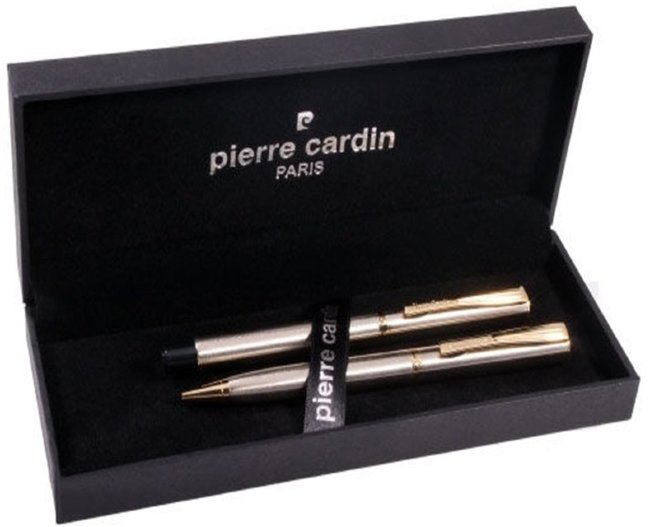 Набор: ручка шариковая и роллер Pierre Cardin Pen and Pen, серебристый Набор: ручка шариковая и роллер Pierre Cardin Pen and Pen, серебристый