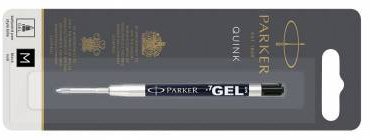 Стержень гелевый для шариковых ручек Parker Quink GEL Z05, черный, средний