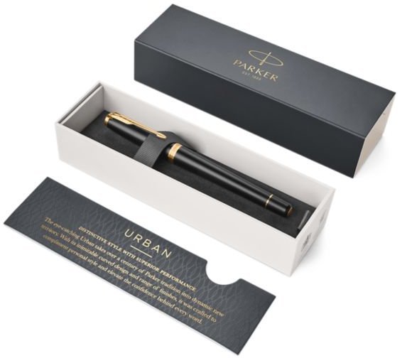Перьевая ручка Parker Urban 2016 Core, Muted Black GT, F309 Перьевая ручка Parker Urban 2016 Core, Muted Black GT, F309