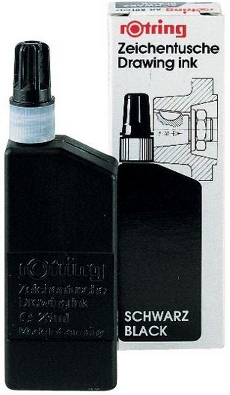 Тушь для изографа Rotring S0216630 250 мл, цвет черный (s0216630) за ...