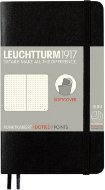 Записная книжка Leuchtturm Pocket A6 (в точку), 123 стр., мягкая обложка, черная