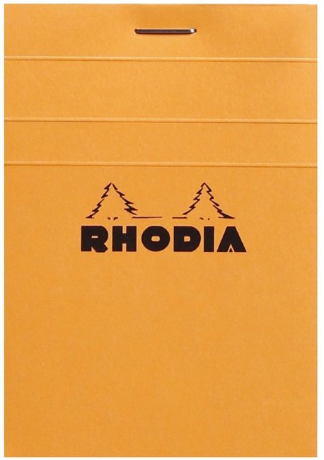Блокнот Rhodia Basics №11, A7, линейка, 80 г, оранжевый Блокнот Rhodia Basics №11, A7, линейка, 80 г, оранжевый
