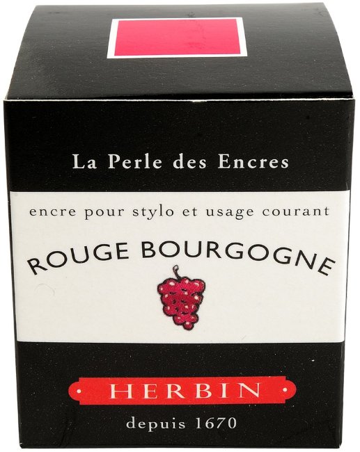 Чернила в банке Herbin, 30 мл, Rouge bourgogne Бордовый Чернила в банке Herbin, 30 мл, Rouge bourgogne Бордовый
