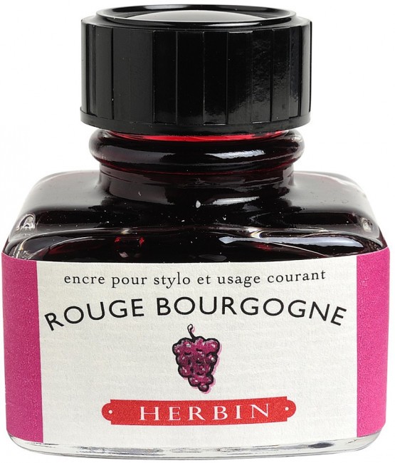 Чернила в банке Herbin, 30 мл, Rouge bourgogne Бордовый Чернила в банке Herbin, 30 мл, Rouge bourgogne Бордовый