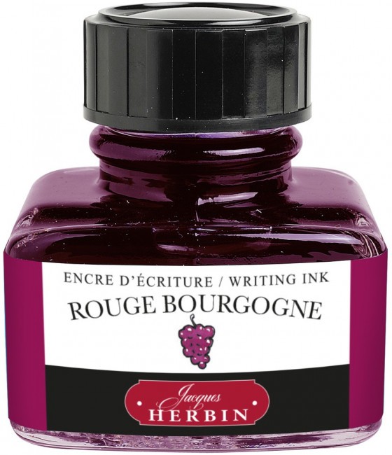Чернила в банке Herbin, 30 мл, Rouge bourgogne Бордовый Чернила в банке Herbin, 30 мл, Rouge bourgogne Бордовый