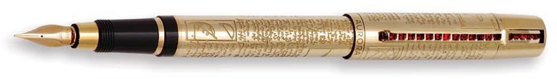 Ручка перьевая Aurora Limited Edition Leonardo da Vinci (золото)