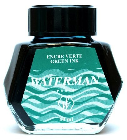 Флакон с чернилами для перьевой ручки Waterman, Green Флакон с чернилами для перьевой ручки Waterman, Green