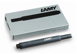 Картридж для перьевых ручек Lamy T10, черный, 5 шт