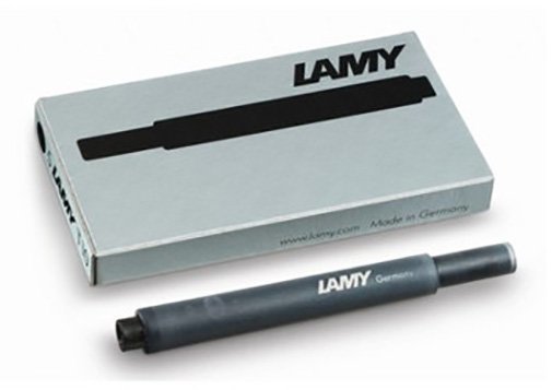 Картридж для перьевых ручек Lamy T10, черный, 5 шт Картридж для перьевых ручек Lamy T10, черный, 5 шт