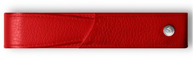 Футляр кожаный для ручки Caran d'Ache Leman, красный