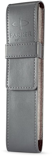 Подарочный набор: шариковая ручка Parker Urban Premium Silver Powdered CT + чехол Подарочный набор: шариковая ручка Parker Urban Premium Silver Powdered CT + чехол