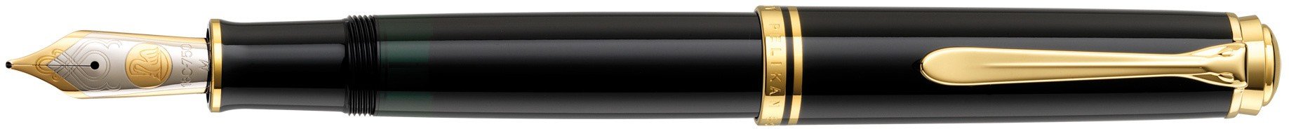 Перьевая ручка Pelikan Souveraen M 1000, Black, перо EF, подарочная коробка