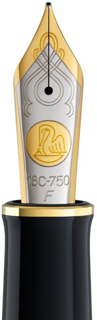 Перьевая ручка Pelikan Souveraen M 1000, Black, перо EF, подарочная коробка Перьевая ручка Pelikan Souveraen M 1000, Black, перо EF, подарочная коробка