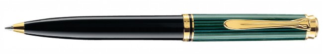 Ручка шариковая Pelikan Souveraen K 600, черный/зеленый, подарочная коробка Ручка шариковая Pelikan Souveraen K 600, черный/зеленый, подарочная коробка
