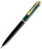 Ручка шариковая Pelikan Souveraen K 600, черный/зеленый, подарочная коробка
