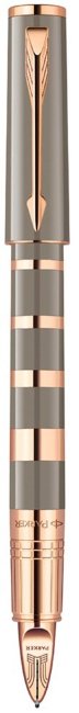 Ручка-5й пишущий узел Parker Ingenuity S F503 Ring Taupe & Metal PGT